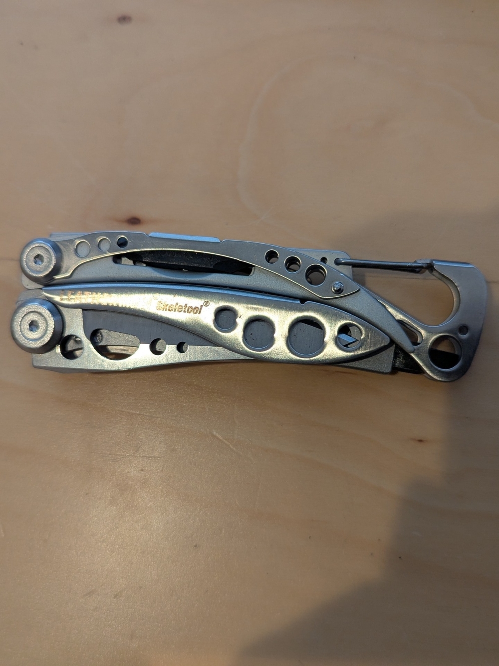 Stainless Steel Multi-Tool Carabiner - Silver